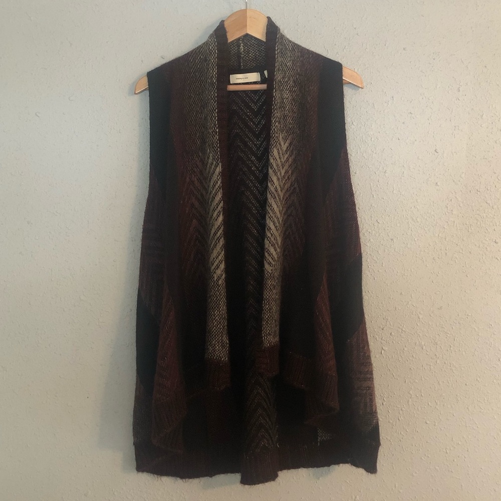 Anthropologie Sleeping on Snow Sweatervest